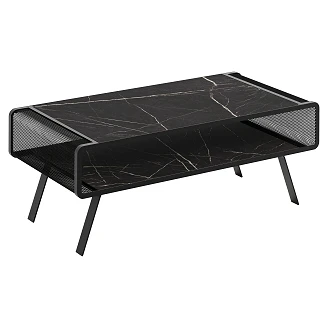 Sofabord <strong>Valdivia</strong>  Sort Grigia Pietra 120 cm