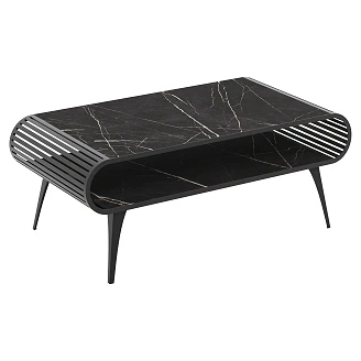Sofabord <strong>Yukon</strong>  Sort Grigia Pietra 120 cm