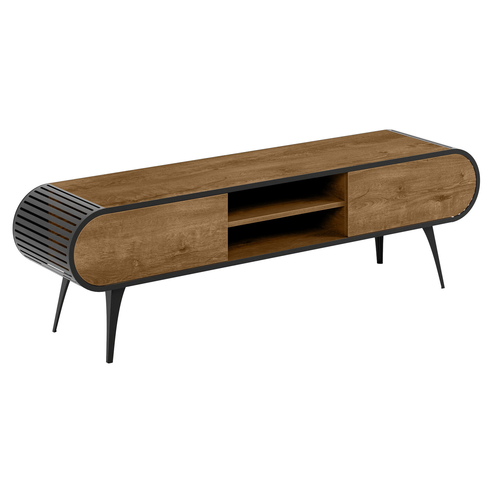TV-Bord Yukon Mørk Lefkas-Eg 180 cm