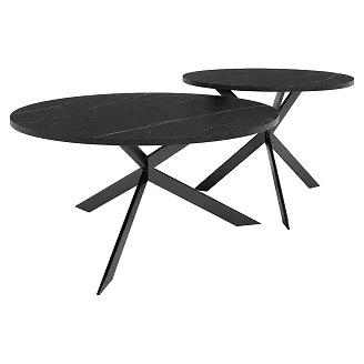Sæt med Sofaborde <strong>Salween</strong>  San Sebastian Ø75 & Ø58 cm