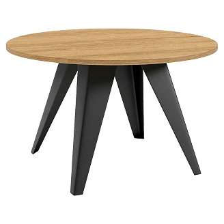 Sofabord <strong>Tarim</strong>  Naturlig Hikora-Eg Ø75 cm