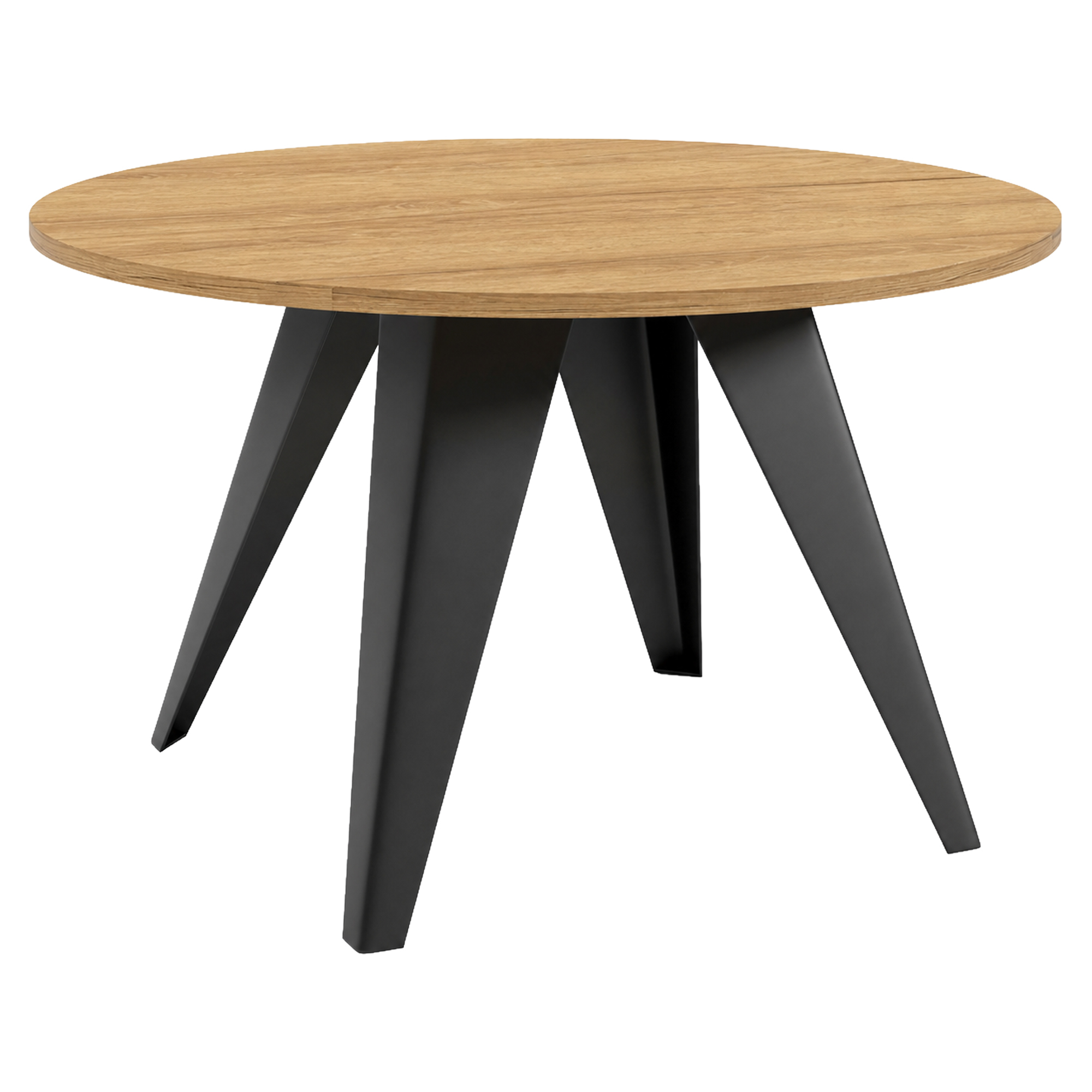 Sofabord Tarim Naturlig Hikora-Eg Ø75 cm