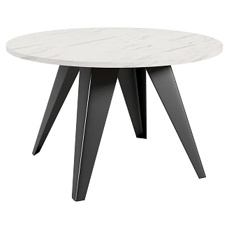 Sofabord <strong>Tarim</strong>  Bianco Marmor Ø75 cm