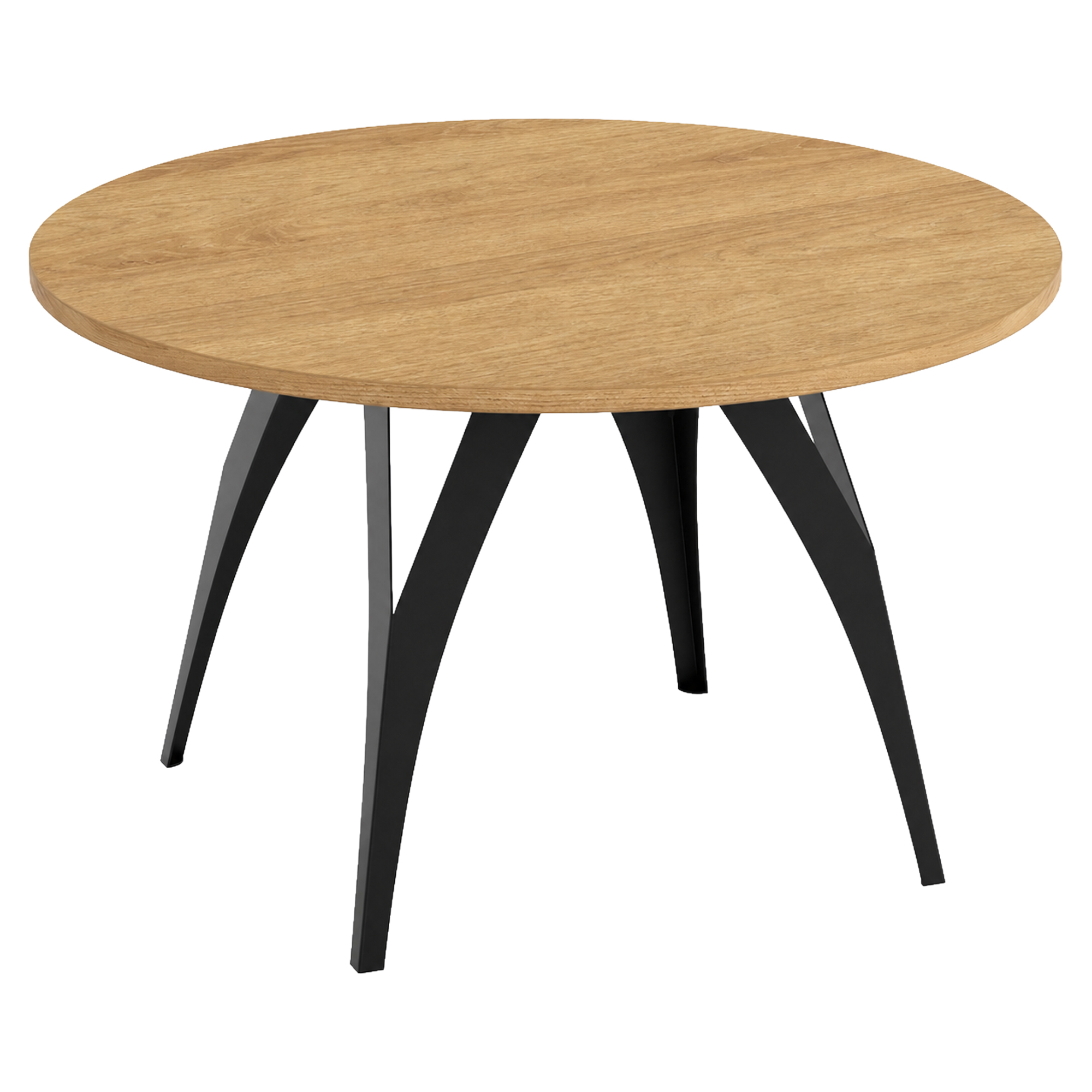 Sofabord Ottawa Naturlig Hikora-Eg Ø75 cm