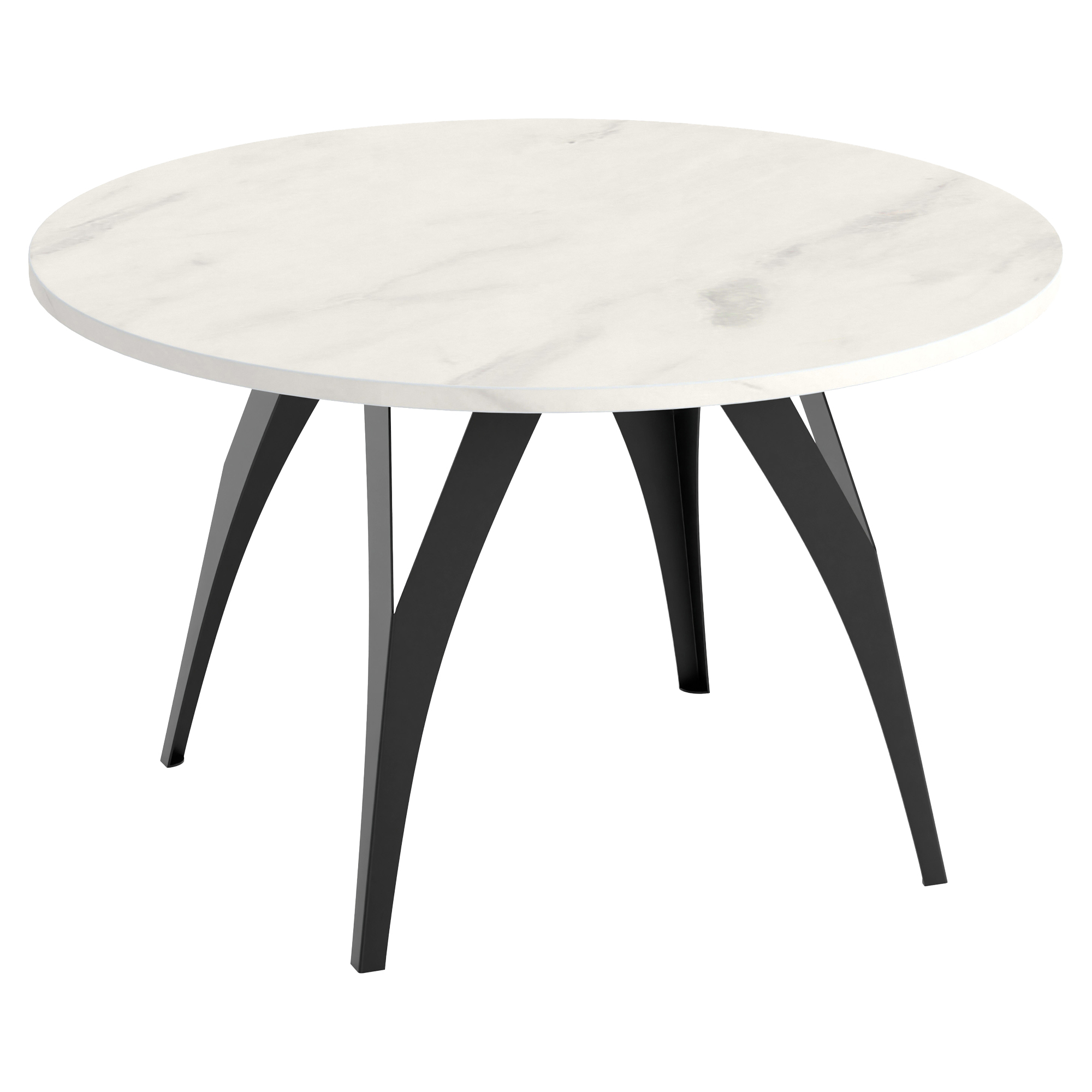 Sofabord Ottawa Bianco Marmor Ø75 cm