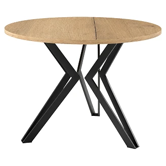 Sofabord <strong>Nordvik</strong>  Naturlig Halifax-Eg Ø75 cm