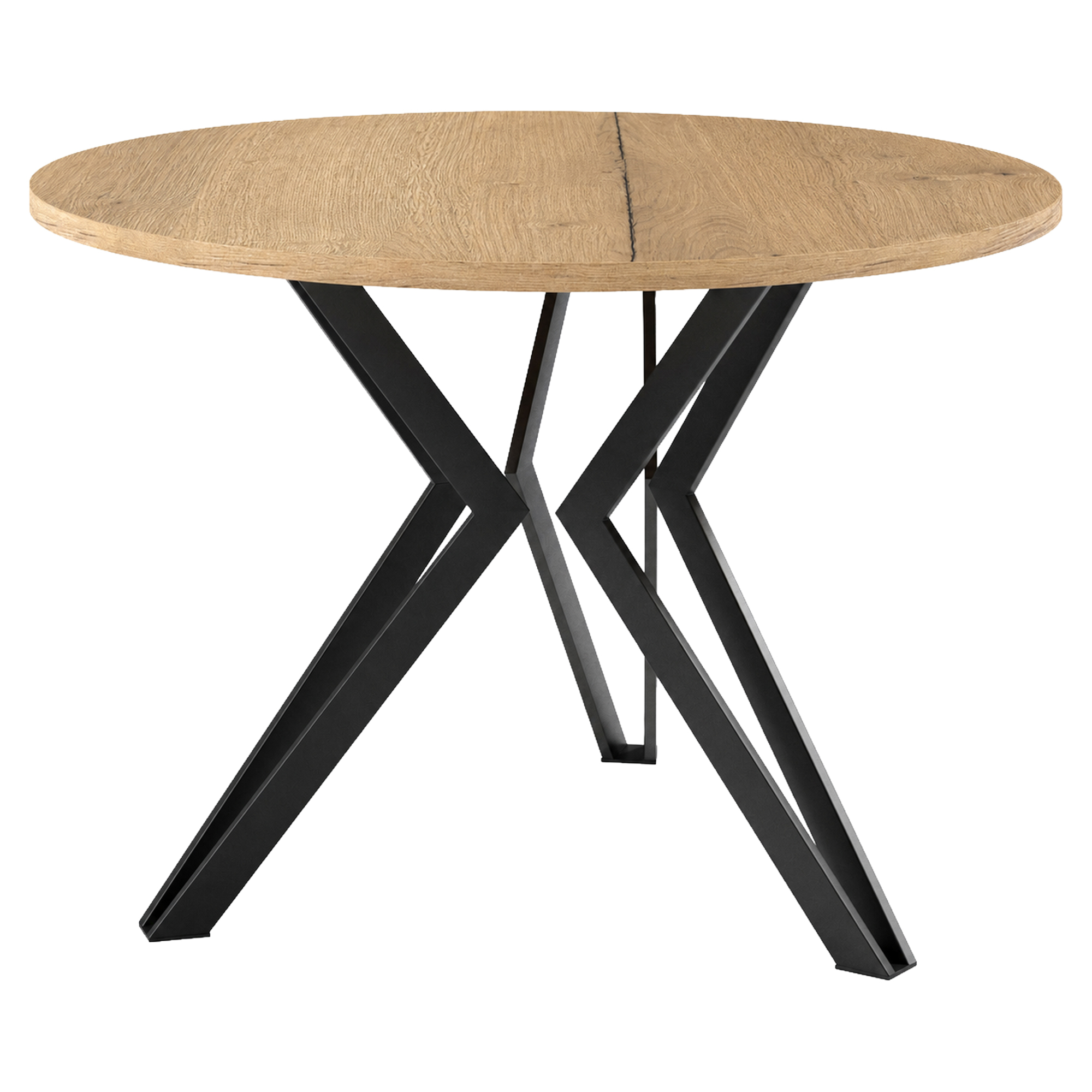 Sofabord Nordvik Naturlig Halifax-Eg Ø75 cm
