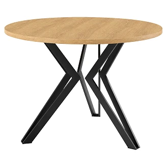 Sofabord <strong>Nordvik</strong>  Naturlig Hikora-Eg Ø75 cm
