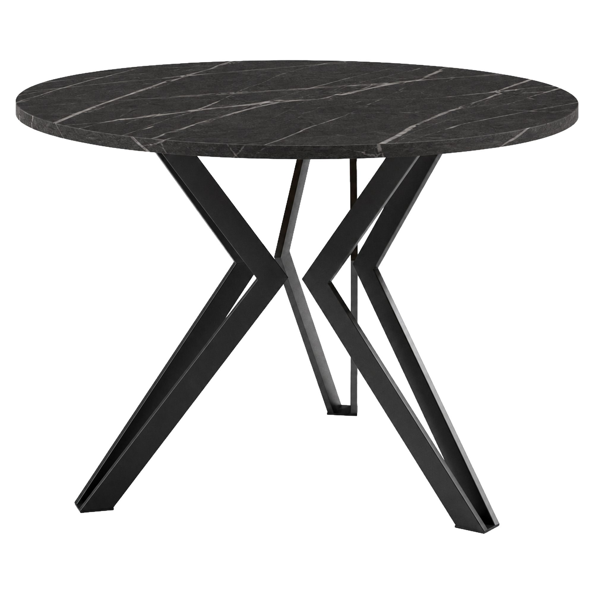 Sofabord Nordvik Sort Grigia Pietra Ø75 cm