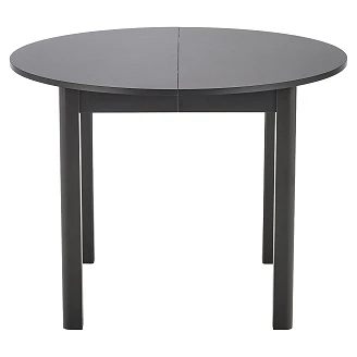 Spisebord Cylinder Svart Ø102 cm