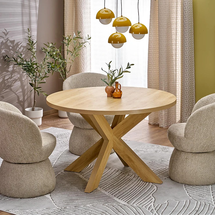 Spisebord Murzen Natur Ø120 cm