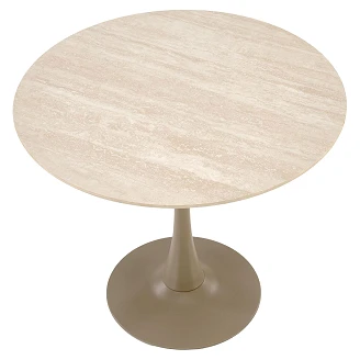 Spisebord <strong>Tolvre</strong>  Travertin, Kasjmir Ø90 cm