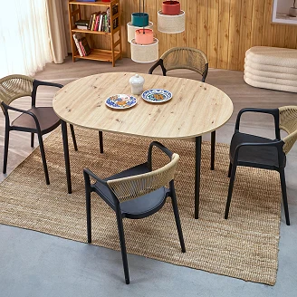 Spisebordforlengelse <strong>Vorne</strong>  Artisan Oak Ø102 cm