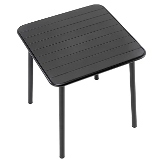 Hagebord <strong>Boxen</strong>  Svart 70x70 cm