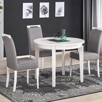 Spisebord <strong>Sorven</strong>  Hvitt Ø100 cm