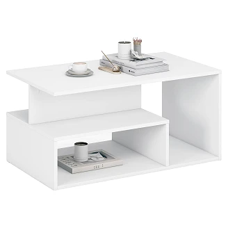 Salongbord <strong>Kamron</strong>  Hvitt 90x51 cm