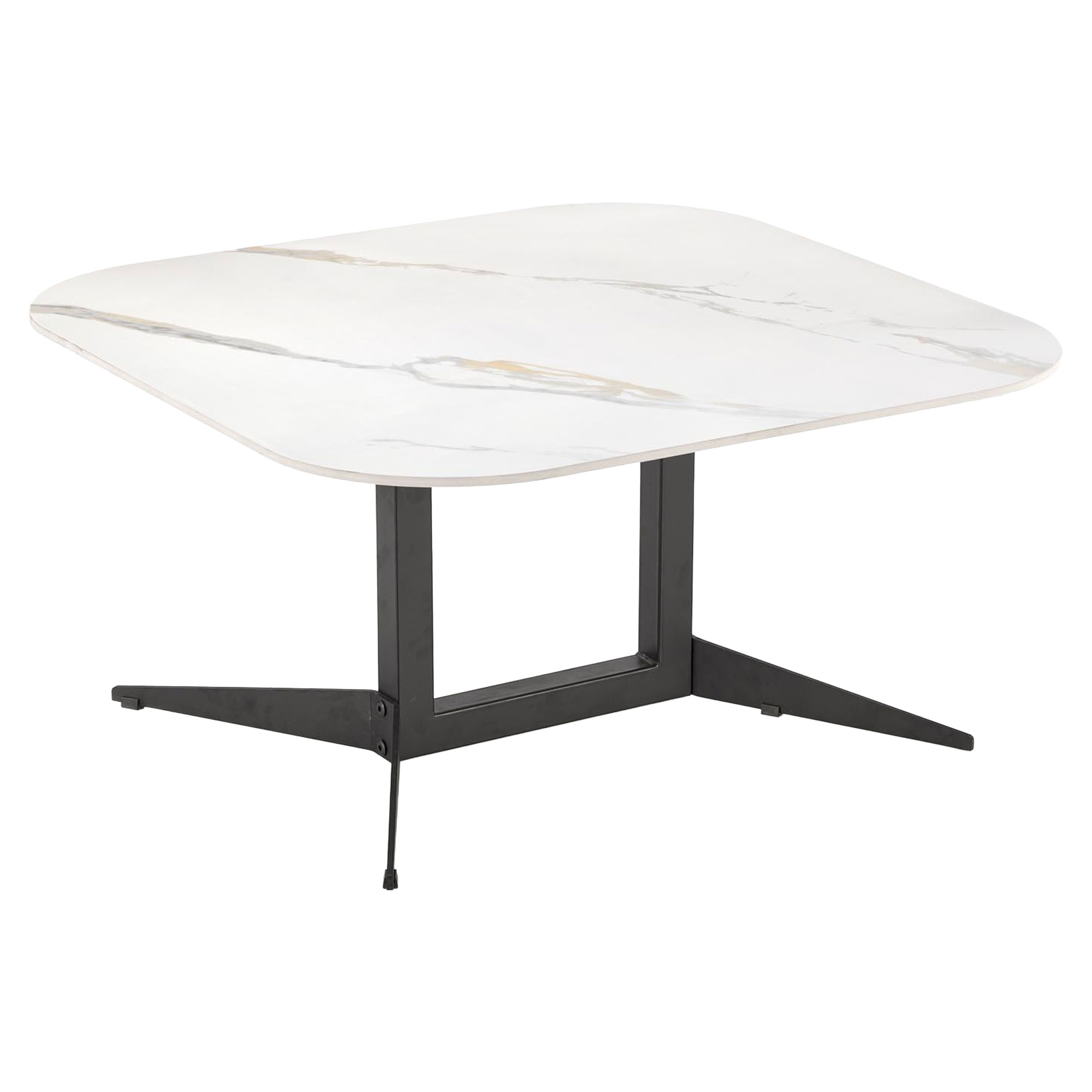Salongbord Nayla Hvit Marmor 80x80 cm
