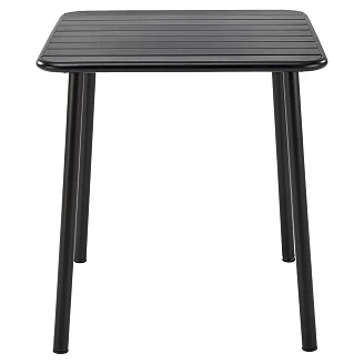 Hagebord <strong>Nanzor</strong>  Svart 70x70 cm