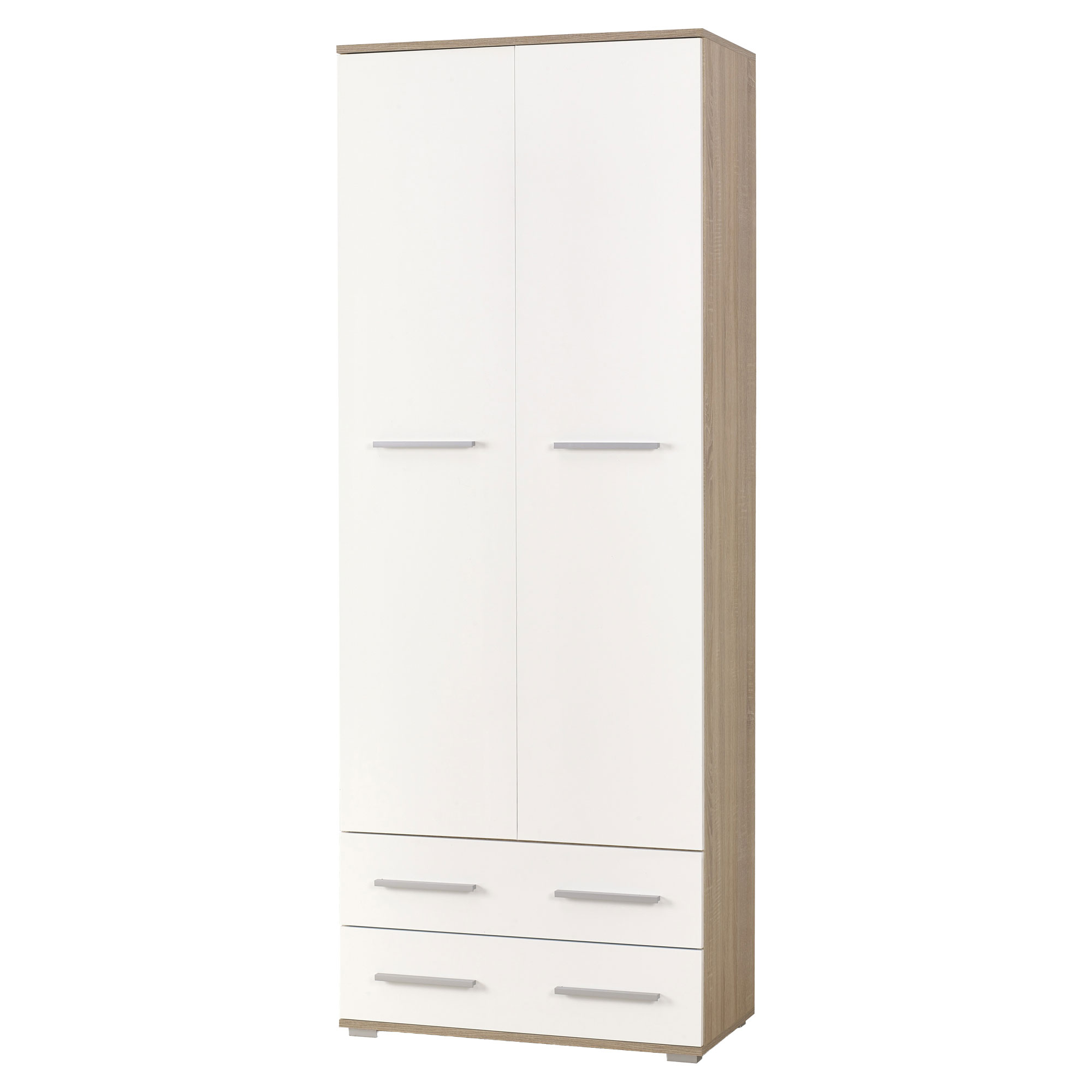 Garderobe Ustex Sonoma Eik, Hvit 40x77 cm