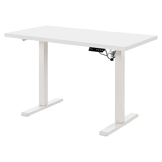 Skrivebord Elmre Hvit, Hvit 60x120 cm