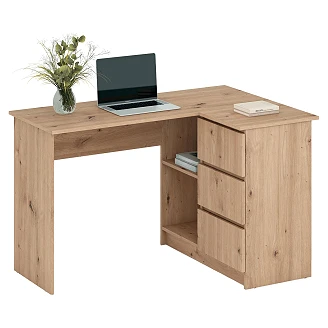 Skrivebord <strong>Zylan</strong>  Artisan Oak 124x85 cm