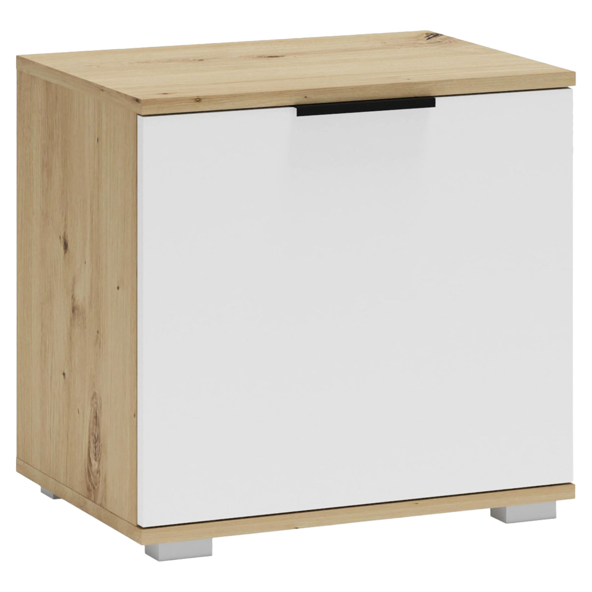 Skohylle Rogen Artisan Eik, Hvit 38x50 cm