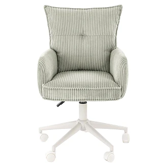 Stol med Armlener <strong>Glaven</strong>  Lys Grå 58x52 cm