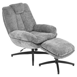Lenestol <strong>Lenux</strong>  Grå 90x75 cm