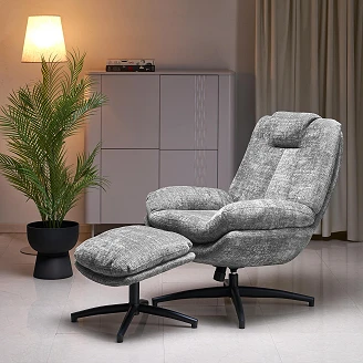 Lenestol <strong>Lenux</strong>  Grå 90x75 cm