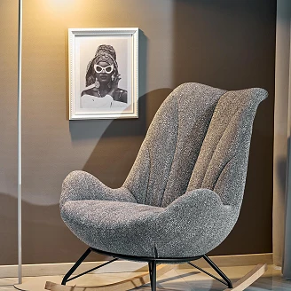 Lenestol <strong>Rovex</strong>  Grå 100x80 cm