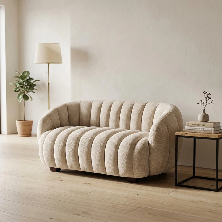Sofa Krox Kremfarget 80x140 cm