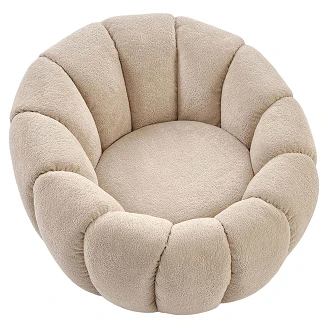 Lenestol <strong>Affen</strong>  Beige 95x90 cm