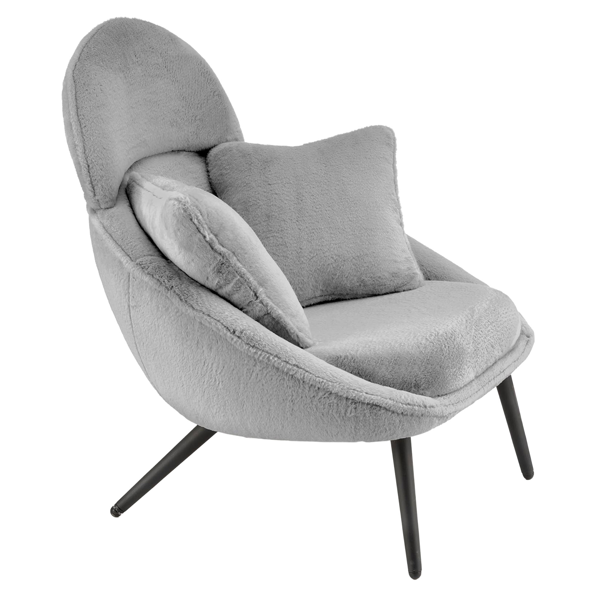 Lenestol Exon Grå 90x80 cm