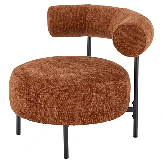 Lenestol <strong>Luven</strong>  Cinnamon 82x90 cm