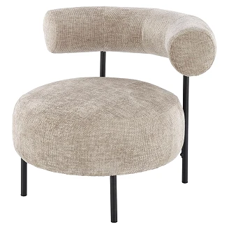 Lenestol <strong>Luven</strong>  Beige 82x90 cm