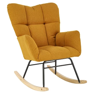 Lenestol <strong>Belvon</strong>  Sennep 97x70 cm