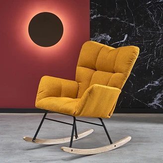 Lenestol <strong>Belvon</strong>  Sennep 97x70 cm