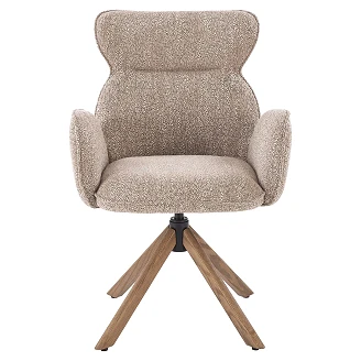 Stol <strong>Vinstra</strong>  Mørk Beige, Valnøtt 64x63 cm