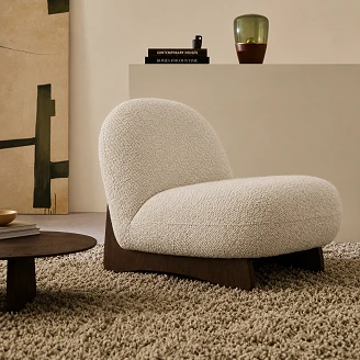 Dutchbone Stol med Armlener <strong>Skovda</strong>  Beige
