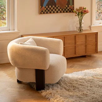 Zuiver Lenestol <strong>Neil</strong>  Beige