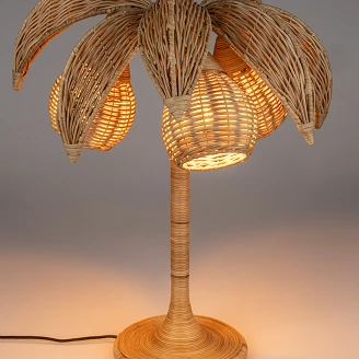 Dutchbone Bordlampe Palmtree Natur