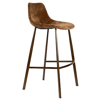 Dutchbone Barstol <strong>Franky</strong>  Lysebrun 106 cm