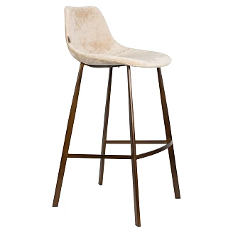 Dutchbone Barstol <strong>Franky</strong>  Beige 106 cm