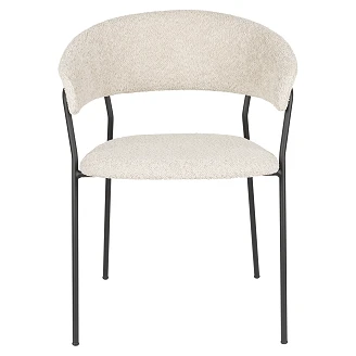 Stol med Armlener <strong>Serifos</strong>  Svart