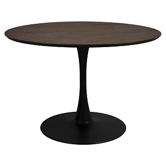 Spisebord <strong>Nubia</strong>  Brun, Svart Ø110 cm