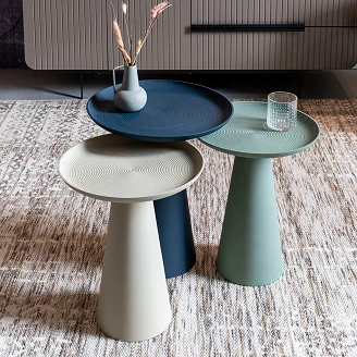 Sidebord Selan Blå Ø39.5 cm