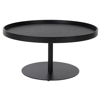 Sidebord <strong>Fraya</strong>  Svart Ø70 cm