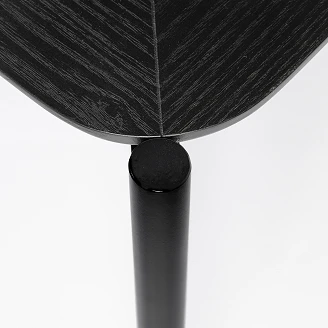 Sidebord Lignis Svart 40x40 cm