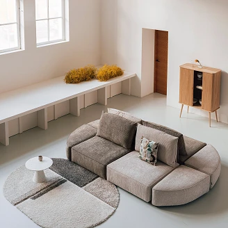 Zuiver Sofaelement med Venstre Armlene <strong>Hunter</strong>  Sand