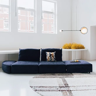 Zuiver Sofaelement 1,5-Seter <strong>Hunter</strong>  Blå